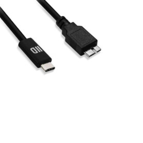 Câble USB-C / Micro-B 1M noir pour disques durs externes 2,5'' et autres apparei