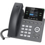 Grandstream Networks GRP2612 téléphone fixe Noir 4 lignes TFT