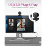 ICY BOX IB-CAM501-HD webcam 1920 x 1080 pixels USB 2.0 Noir
