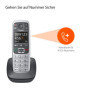Gigaset E560 téléphone Téléphone DECT Identification de l'appelant Noir, Argent