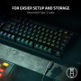 Razer Huntsman V2 Tenkeyless clavier Jouer USB QZERTY Anglais américain Noir