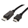 VALUE Câble DisplayPort DP - HDTV, M/M, 2m