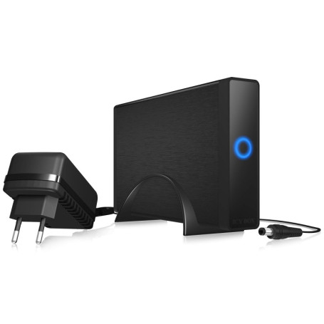 ICY BOX IB-377-C31 Boîtier disque dur/SSD Noir 3.5"