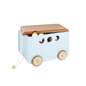 Coffre a jouets a roulettes Jim Menthe