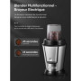 HOUSANT Blender Smoothie 3 en 1, Mini Blender Mixeur avec 280ml Moulin à café et 2 * 570ml Bouteille de smoothie portable, 29000