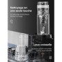 HOUSANT Blender Smoothie 3 en 1, Mini Blender Mixeur avec 280ml Moulin à café et 2 * 570ml Bouteille de smoothie portable, 29000