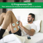 TESMED Trio 6.5: Électrostimulateur Musculaire Rechargeable par USB - 36 Programmes, 40 Niveaux d'Intensité, 4 Électrodes - EMS,