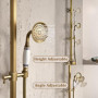 ESOP Colonne de Douche Rétro avec Mitigeur, Système de Douche Laiton Antique Ensemble de Douche Montage Mural Set de Douche avec