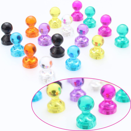 Aimants,Aimant Tableau Magnetique,Aimant Frigo,Aimant pour Tableau Magnetique,Aimant Frigo Original,Couleurs Assorties Punaises 
