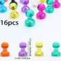 Aimants,Aimant Tableau Magnetique,Aimant Frigo,Aimant pour Tableau Magnetique,Aimant Frigo Original,Couleurs Assorties Punaises 