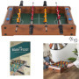 MISTER GADGET MG2018 Jeu de Table Baby-Foot avec 2 Panneaux de Score et 2 balles Bois métal et Plastique, Aléatoire : Multicolor