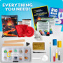 National Geographic Kit Scientifique – Plus de 15 Activités Scientifiques STEM – Culture de Cristal, Lave Volcanique, Kit de Fou
