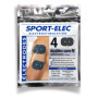 Sport-Elec Easf Lot de 4 electrode pour appareils Noir FR : Adultes (Taille Fabricant : Unique)