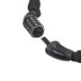 Amazon Basics Serrure à combinaison Anti-vol de vélo avec chaîne et cadenas à 5 chiffres, 97,2 cm, Lot de 1, Noir
