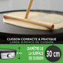 Nutrichef Crêpière et Grille Electrique de 1200 Watts | Plaque de Cuisson Chauffante Antiadhésive 30 cm | Contrôle de Températur
