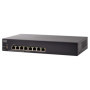 Cisco Commutateur géré SF350-08 avec 8 Ports 10/100, protection à vie limitée (SF350-08-K9-EU)