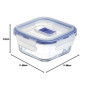 Luminarc - Boîte carrée Pure box 38 cl