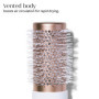 T3 Volume Brosse Brosse à Cheveux Ronde Ronde à Revêtement Céramique Brosse Soufflante Ronde Ventilée Soies Résistant à la Chale