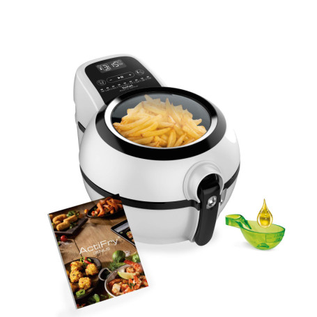 Tefal Actifry Genius XL FZ7600 Hot Air Fryer Friteuse en acier inoxydable Noir 1,2 l 1 350 W 60 min