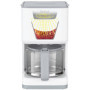 TEFAL Cafetière filtre SENSE Programmable, blanche, écran numérique, 10-15 tasses, 1,25L, Auto-off 30 minutes CM693110