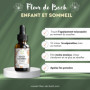 LOT DE 2 Conseil fleur de Bach® Fleur de Bach Enfants - bébé et sommeil "SANS ALCOOL"- Pour une nuit calme et paisible, sans cra