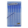 Ballpoint pens - medium blue 1 mm - Round Stic - 8 pieces