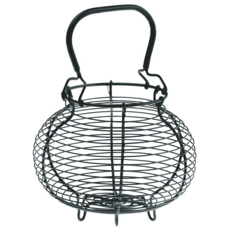 LOUIS TELLIER - Panier à Salade, Corbeille à Oeufs - Idéal pour Essorer sa Salade ou en Décoration - Vieux Fer - Qualité Supérie