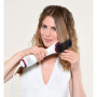 Rowenta CF6220 Brosse soufflante et Fer à Lisser Brosse soufflante à air Chaud Vapeur Rose, Blanc 900 W 1,8 m