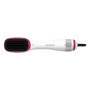 Rowenta CF6220 Brosse soufflante et Fer à Lisser Brosse soufflante à air Chaud Vapeur Rose, Blanc 900 W 1,8 m
