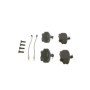 Bosch BP713 - Plaquettes de Frein Avant pour Voiture - Qualité Bosch - Réduction du Bruit et de la Poussière - Certifié ECE-R90 