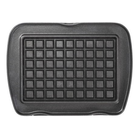 LAGRANGE Jeu de plaques Gaufres Liégoises, compatible avec tous les gaufriers "Premium", Plaques en fonte d'aluminium, Revêtemen