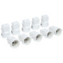 10 douilles B22 plastique à connexion rapide