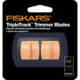 Fiskars Lames TripleTrack titanium originales pour massicots, 2 unités, Coupe droite, High Profile Titanium, Orange, 1004677