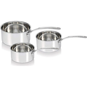 Beka 13416974 Tri Lux Série de 3 Casseroles en acier inoxydable Triply 16/20 cm