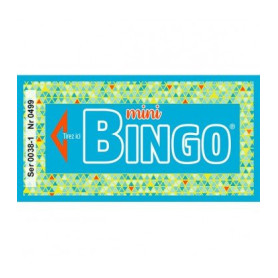 Ticket Mini-Bingo, Bleu, Lot de 500