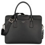 David Jones - Sac à Main Business Porte-Document Cuir PU Rigide Homme - Cartable Travail Affaires Ordinateur Portable Multi Poch