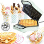 ScrapCooking - Bubble Waffle Factory - Machine à Gaufres Bulles de Hong Kong - Gaufrier Électrique pour Egg Waffles Boules Pâtis