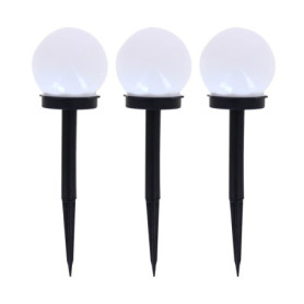 Xanlite, PACK3SO50B, Lot de 3 Balises Solaires RVB, IP44, Autonomie 8H