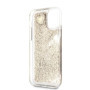 Guess GUHCN61GLHFLGO Coque de Protection pour iPhone 11 Motif cœurs à Paillettes Doré