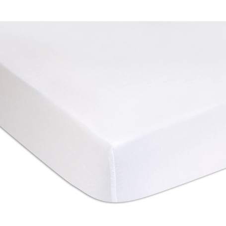 Easy Dort Lot de 2 Protèges Matelas, alèses 40x80 cm, Couffin & Berceau Bébé 40 x 80 cm, Imperméable & Silencieux, Blanc, Éponge