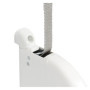 Enrouleur Sangle Pivotant Blanc pour Volet Roulant - Boîtier Compact avec Sangle Gris Clair 5m - Installation Facile, Design Mod