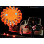 Balise de signalisation Pro gyrophare Pro 16 LEDs Orange Rechargeable LEDwarning, aimantée et Flottante Vendeur et Stock en Fran
