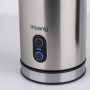H.Koenig Mousseur à Lait Electrique MLK8 Inox 0,24L, Mousse Onctueuse Froide ou Chaude, Revêtement antiadhésif, Arrêt automatiqu