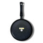 Cflagrant® Très Grande Poêle à Crêpes 32cm Crêpière Façon Pierre Tous Feux Dont Induction Sans PFOA Cuisson Sans Matière Grasse 