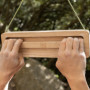 YY Vertical – Travelboard – agrès d’Escalade en Bois – hangboard Compact pour entraînement, Suspension et Musculation – Accessoi