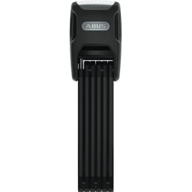 ABUS Antivol pliable Bordo Alarm 6000KA SH avec support - antivol vélo en acier trempé - avec alarme sonore de 100 dB et cylindr