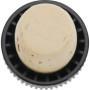 Westmark 482020E4 Lot de 12 bouchons pour bouteilles de vin, spiritueux, huile ou vinaigre, liège naturel/plastique, marron clai