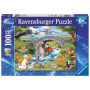 Ravensburger - Puzzle Enfant - Puzzle 100 pièces XXL - La Famille d'animal Friends - Disney - À partir de 6 Ans - Puzzle de qual