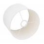 Rayher Hobby 2308302 Abat-jour, rond, diamètre 25 cm, hauteur 15 cm, 100 % polyester, pour lampe à poser ou à suspendre, égaleme