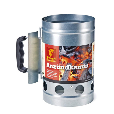 S&M Boomex 9062-6 Allumage pour Barbecue et cheminée avec poignée de sécurité, Gris